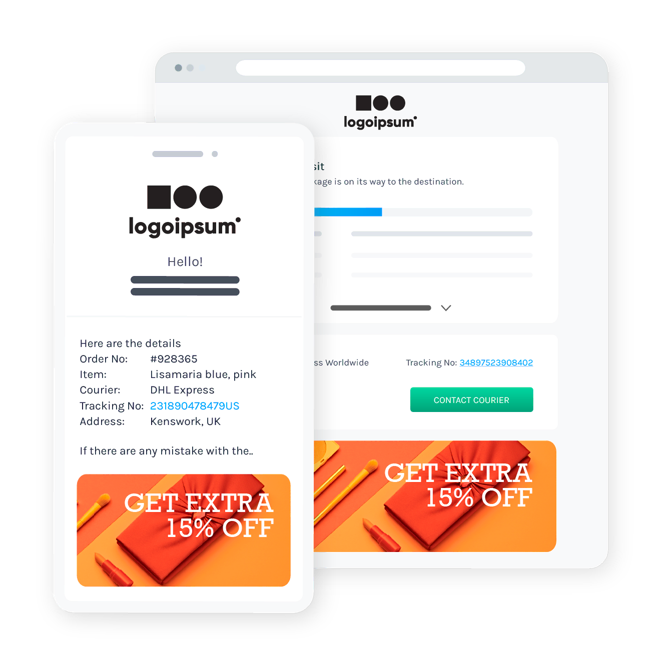 Branded tracking and returns